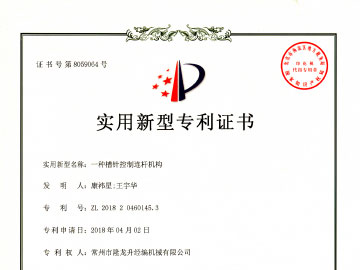 一种槽针控制连杆机构